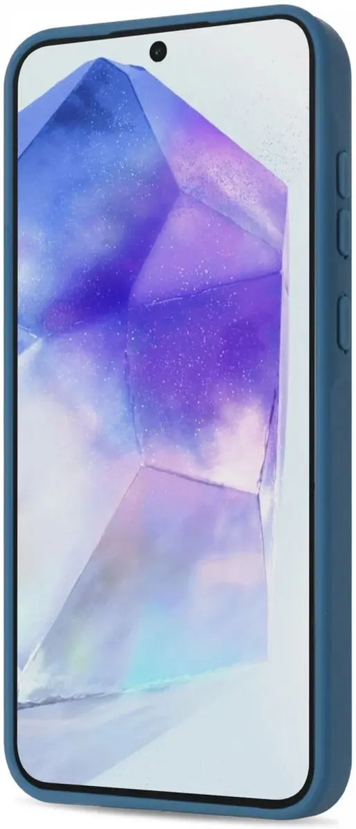 Selected Hoesje Samsung Galaxy A55 - Blauwe Matte Back Cover