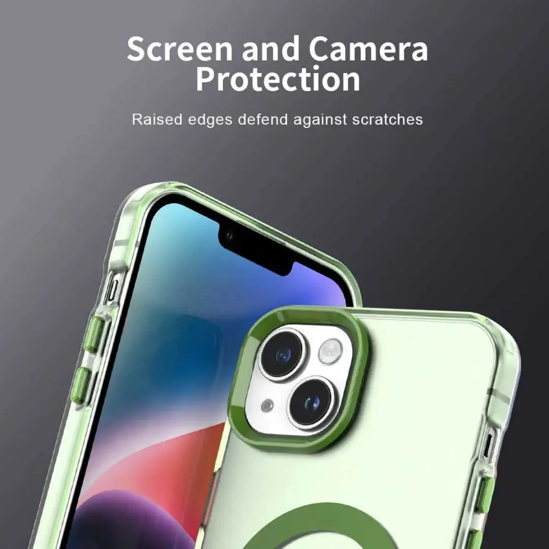 Selected MagSafe Backcover iPhone 15/14 Plus - Groen