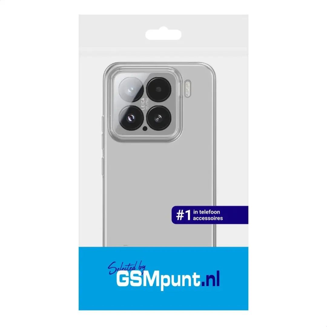 Selected by GSMpunt Xiaomi 15 TPU Hoesje - Transparant