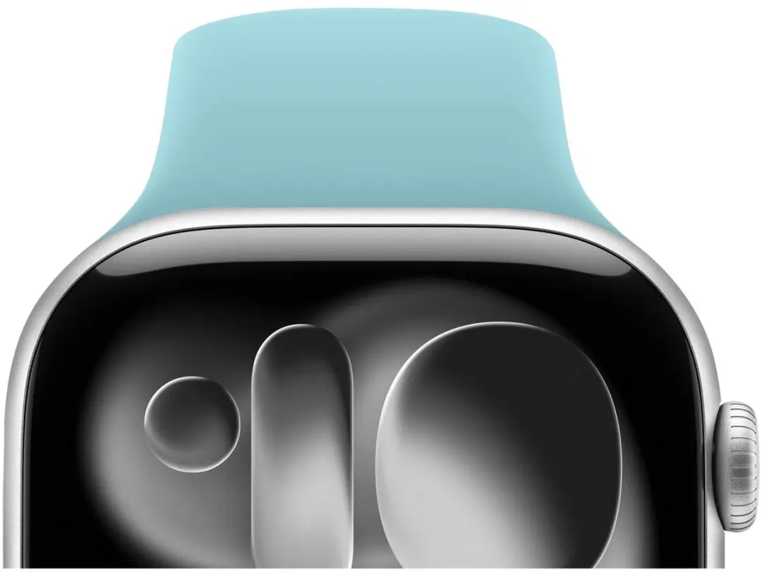 Selected SBG Siliconen Horlogeband Apple Watch SE 3 44mm - Groen/Blauw
