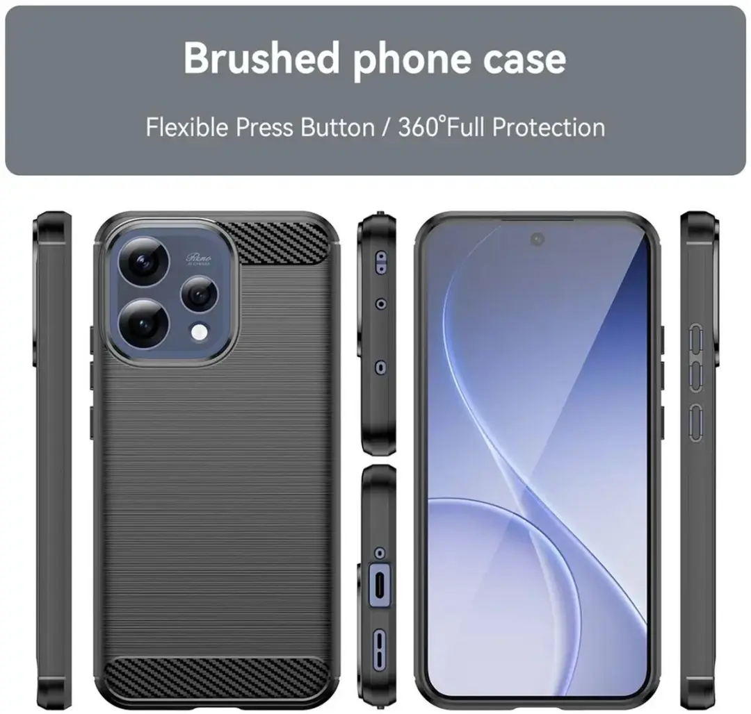 Selected TPU Hoesje Oppo Reno 15/15F - Zwart
