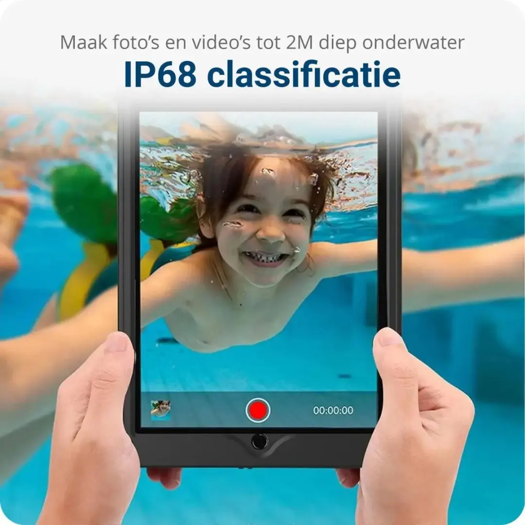 Selected by GSMpunt Hoes Waterdicht Full Protect - Apple iPad 10.2" (2019-2021) - Zwart