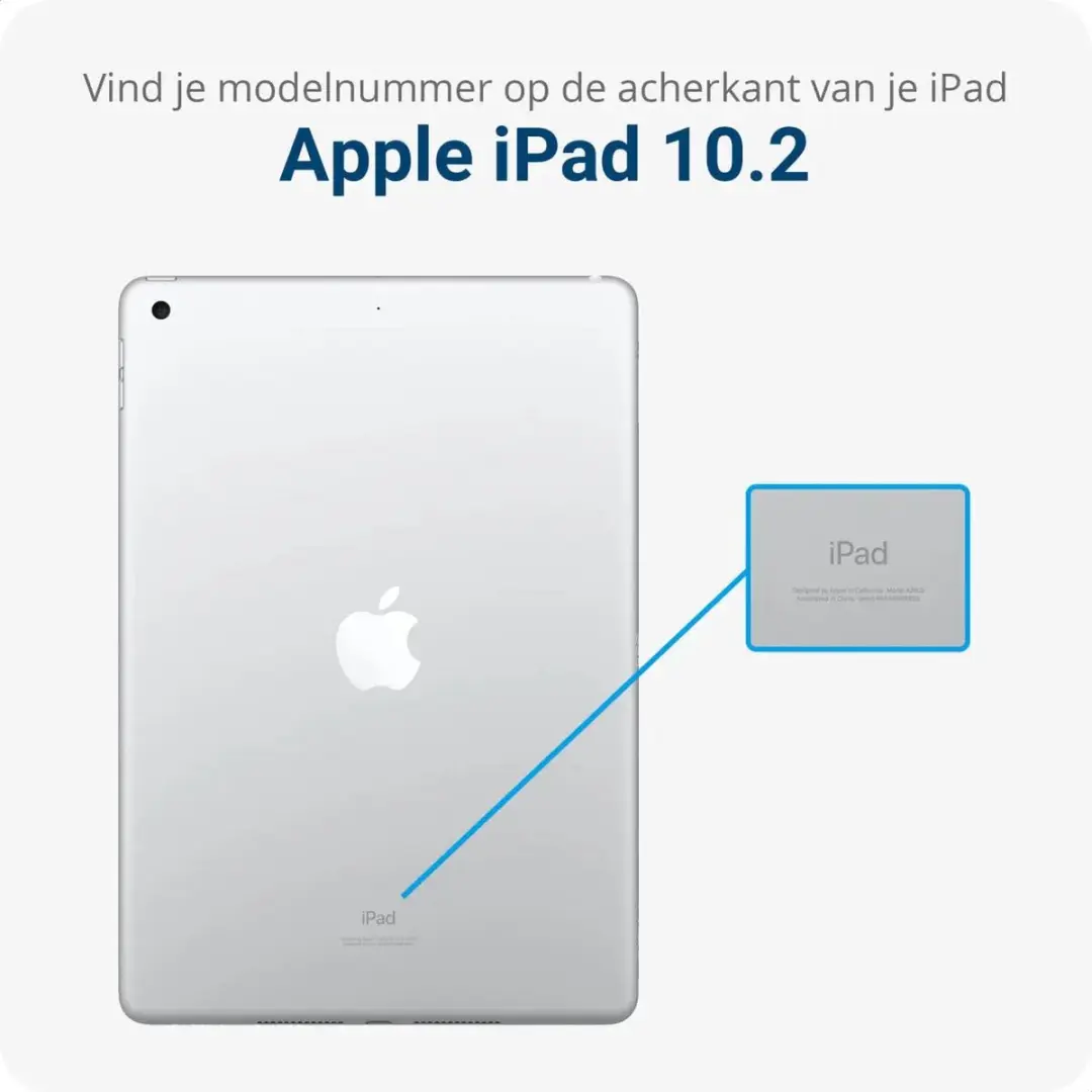 Selected by GSMpunt Hoes Waterdicht Full Protect - Apple iPad 10.2" (2019-2021) - Zwart