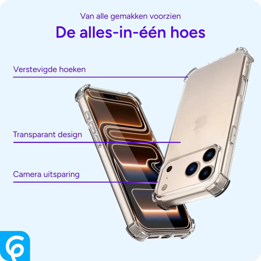 Selected Transparant Hoesje iPhone 17 Pro Max - Schokbestendig