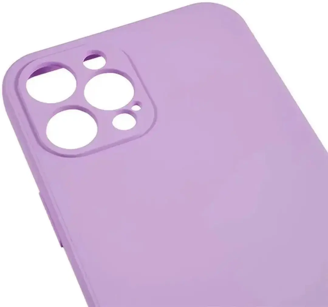 Selected Hoesje iPhone 12 Pro Camera Bescherming - Lila