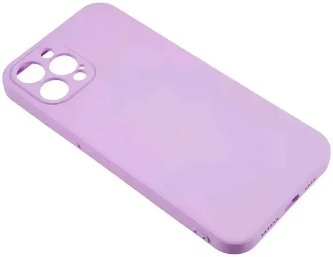 Selected Hoesje iPhone 12 Pro Camera Bescherming - Lila
