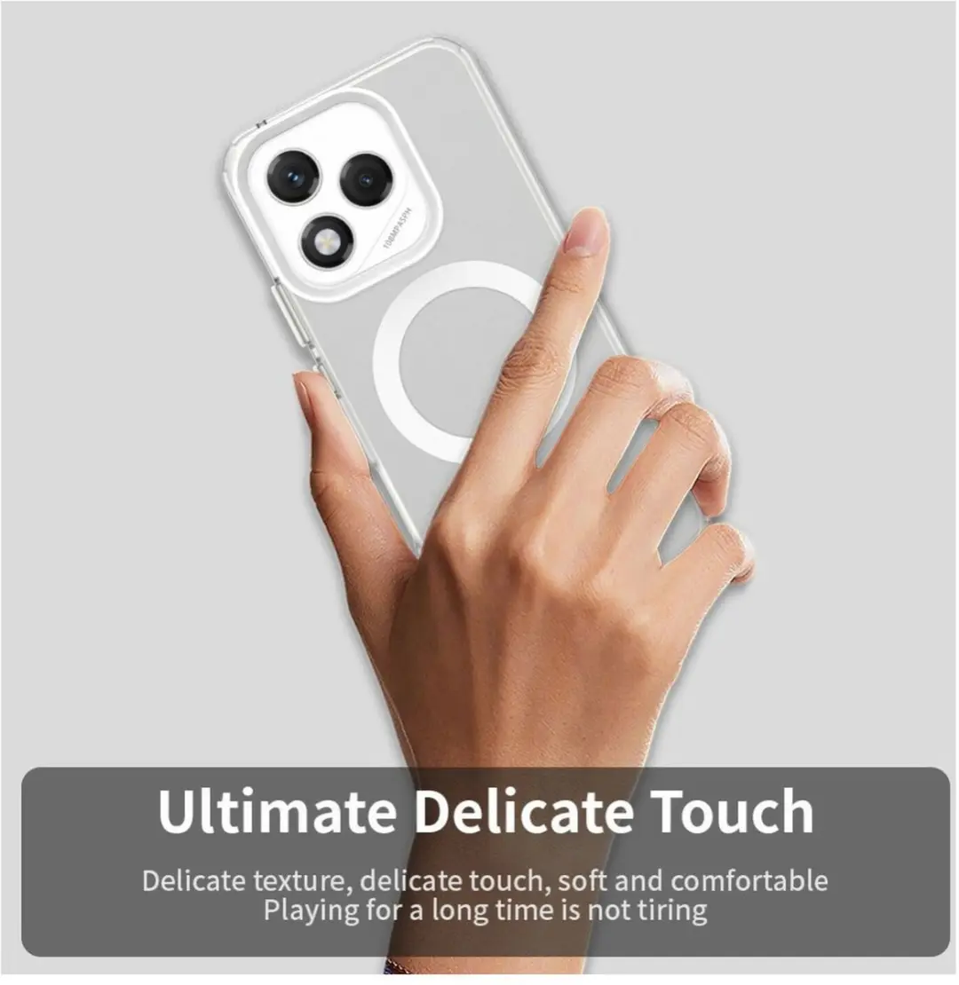 Selected MagSafe Backcover Honor 400 Lite - Wit & Transparant