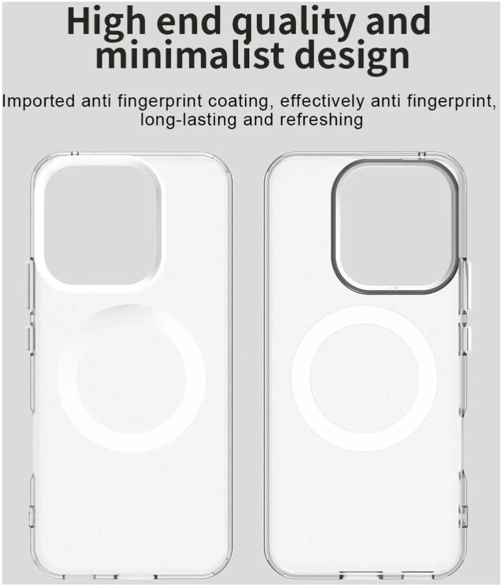 Selected MagSafe Backcover Honor 400 Lite - Wit & Transparant