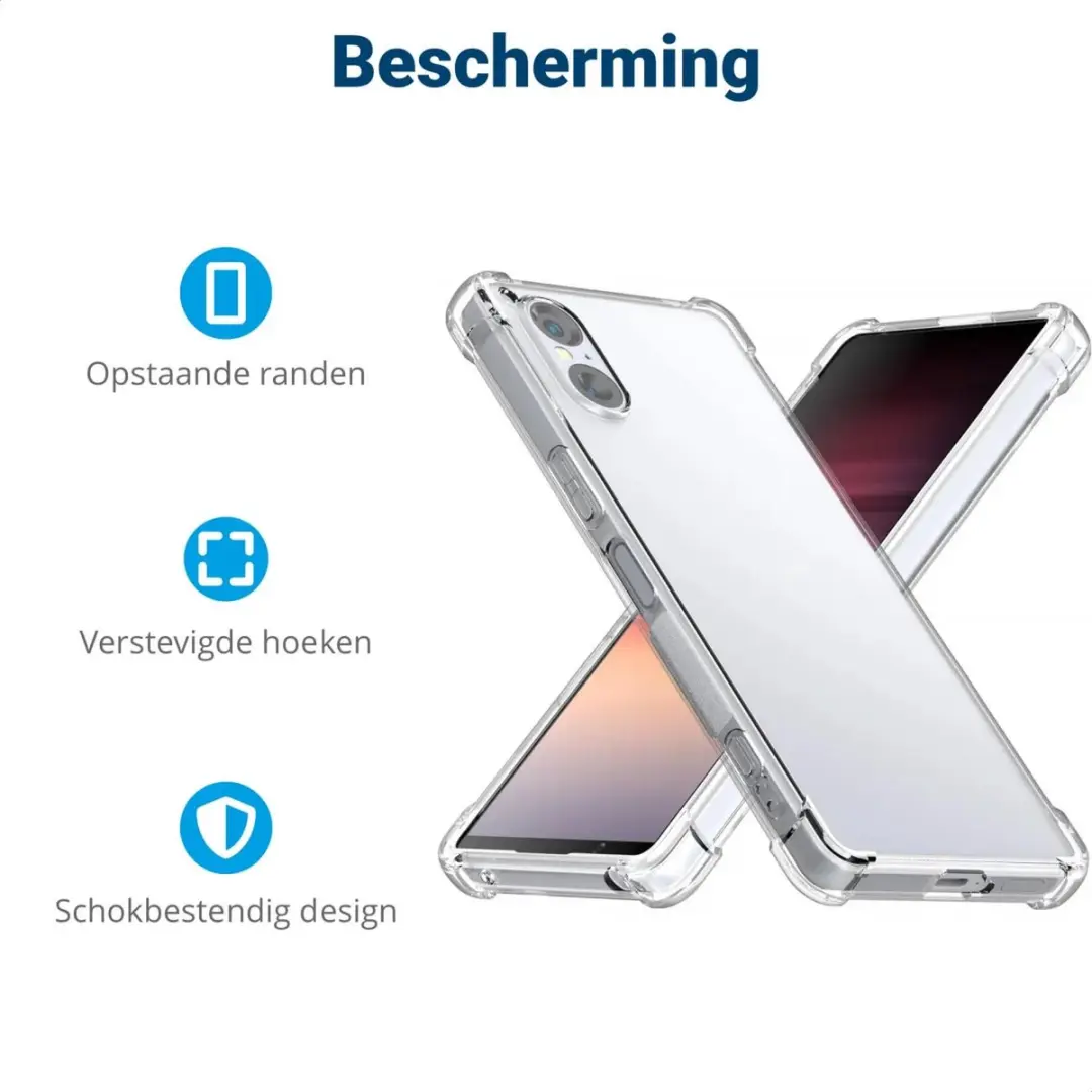 Selected Transparant TPU Hoesje Sony Xperia 5 V - Schokbestendig