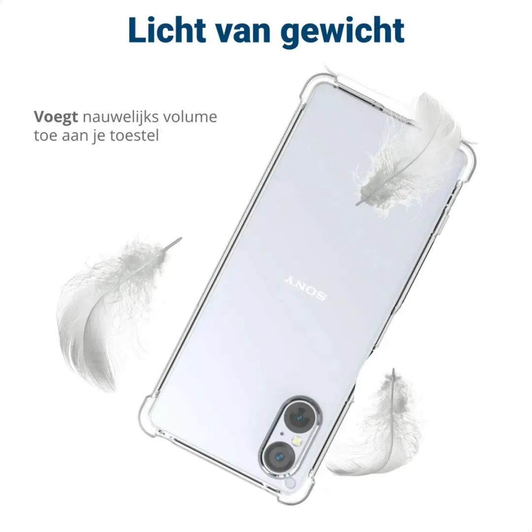 Selected Transparant TPU Hoesje Sony Xperia 5 V - Schokbestendig
