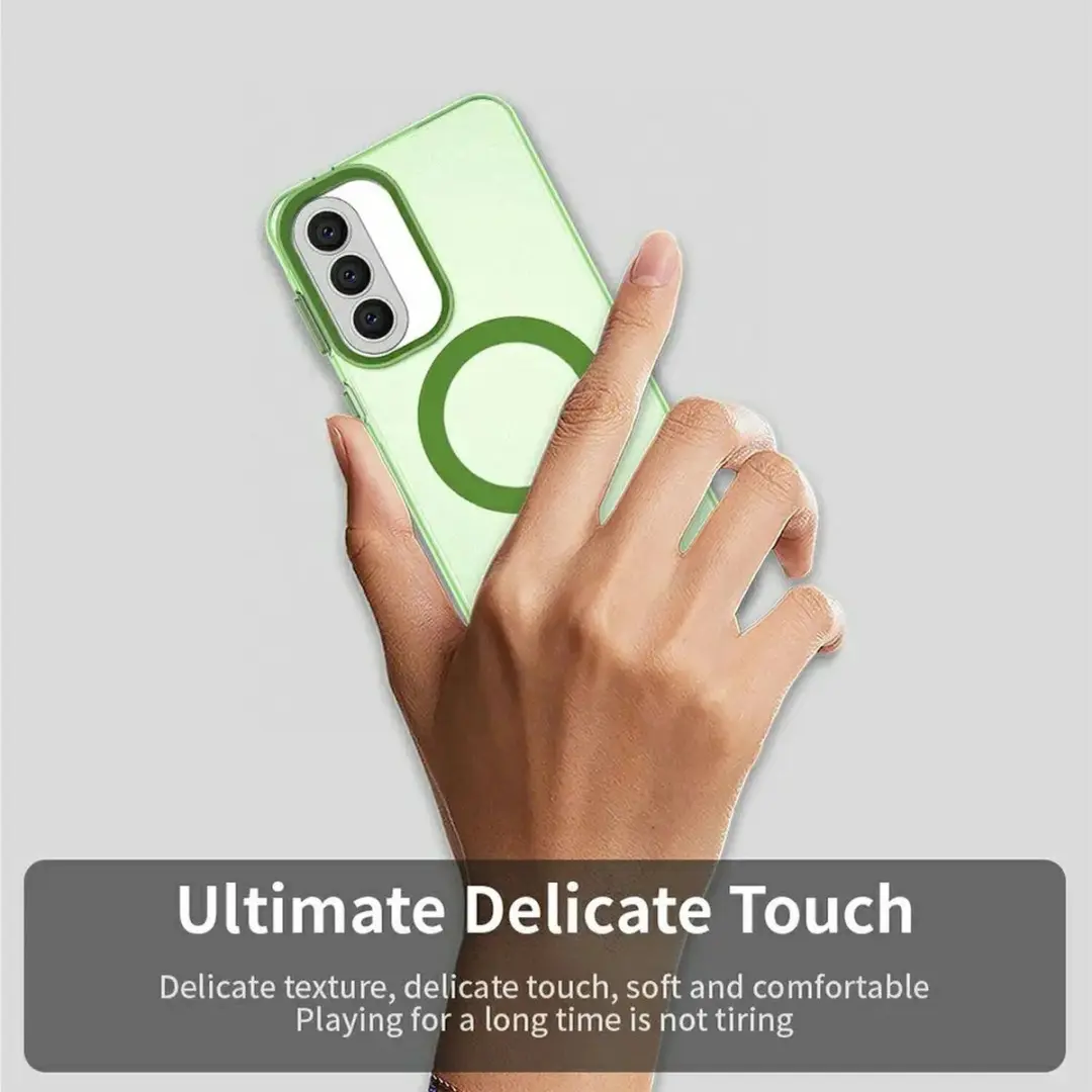 Selected MagSafe Backcover Hoesje Samsung Galaxy A57 - Groen