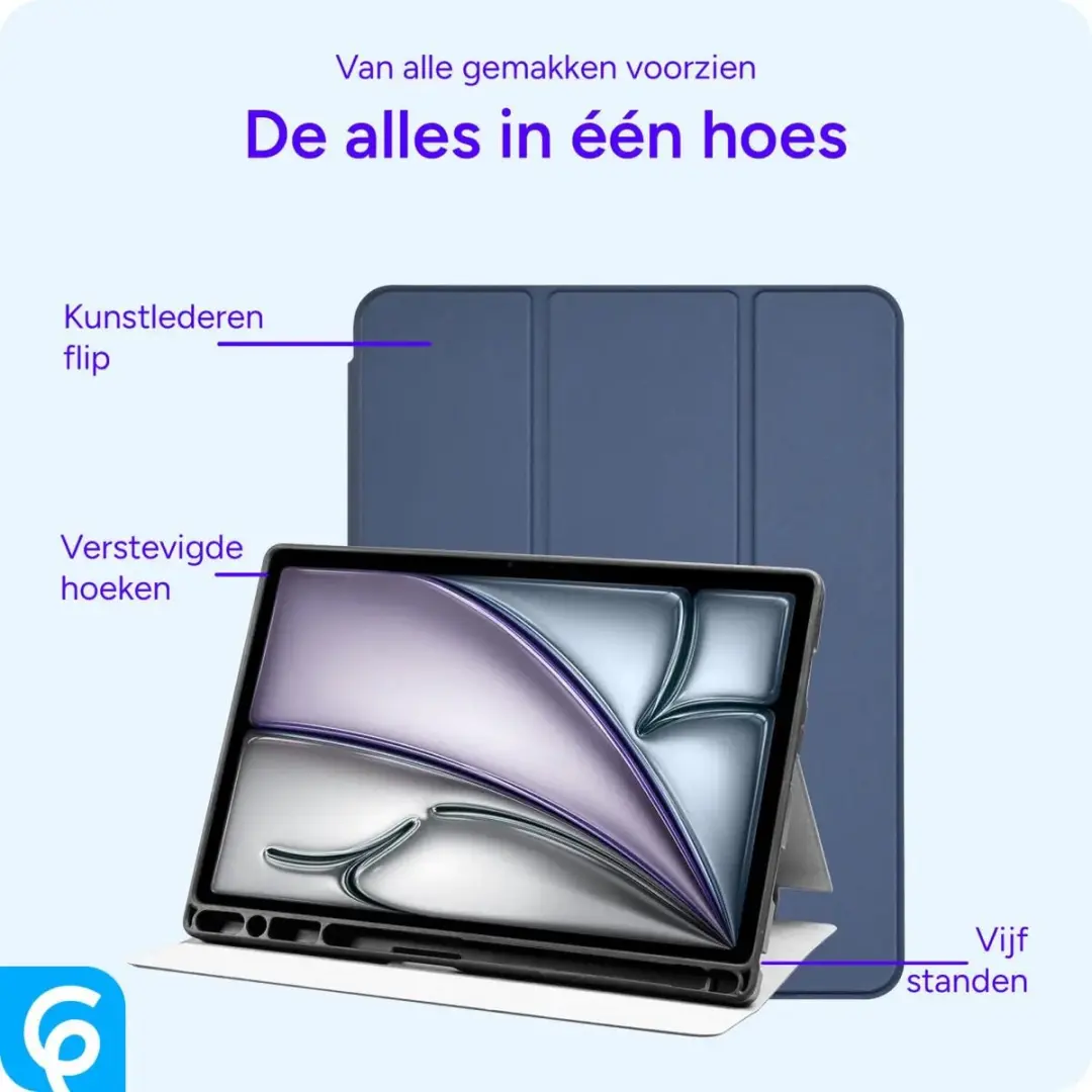 Selected by GSMpunt.nl Tablethoes iPad Air 11 - Blauw