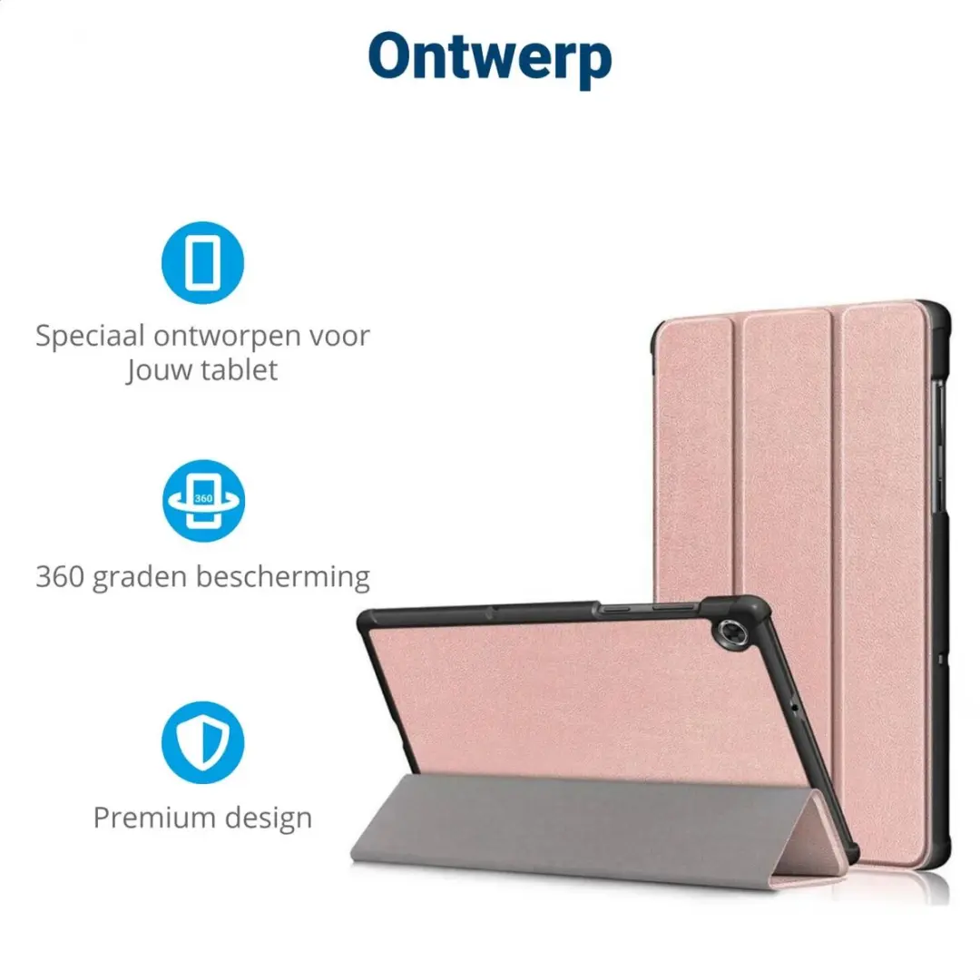 Selected Lenovo Tab M10 Gen 3 Book Case - Roze Goud