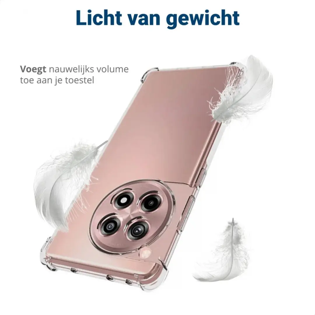 Selected Transparant TPU Hoesje OnePlus 12R - Schokbestendig - afbeelding 6 van 6
