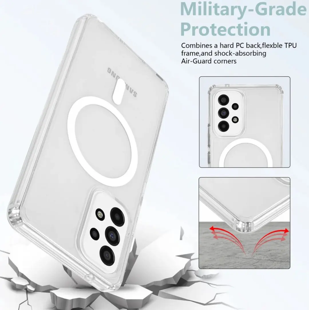 Selected Hoesje Samsung Galaxy A53 MagSafe Transparant