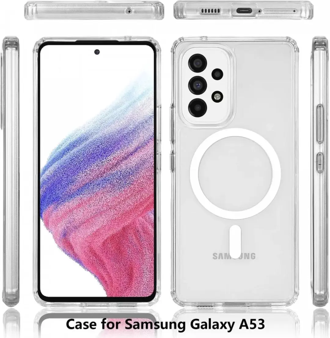 Selected Hoesje Samsung Galaxy A53 MagSafe Transparant