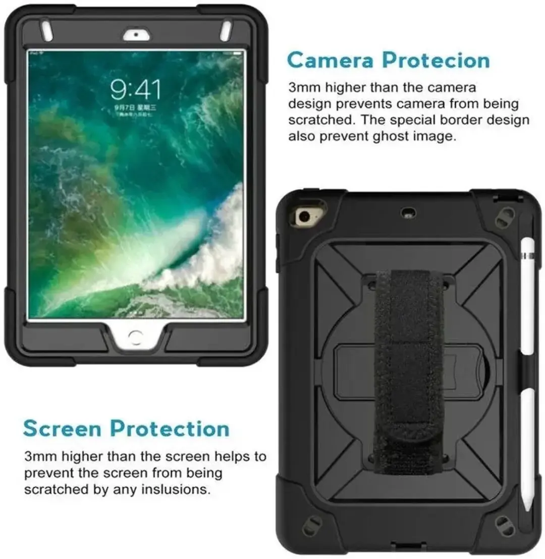 Selected Hoes iPad Mini 4/5 met Screenprotector - Blauw