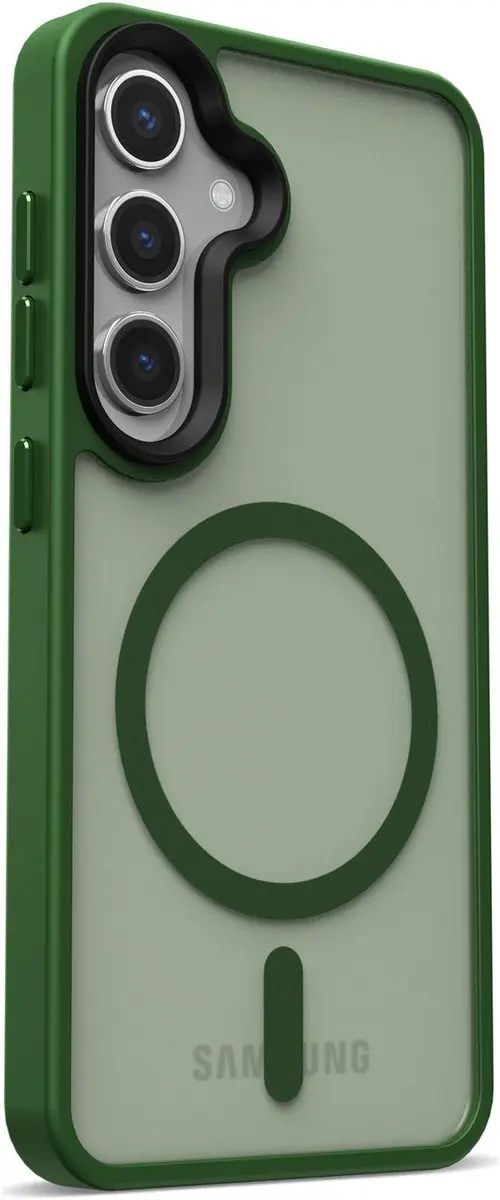 Selected Hoesje Samsung Galaxy S25 MagSafe Midnight Green - afbeelding 6 van 6