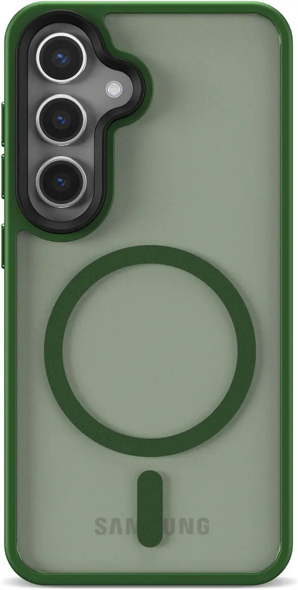 Selected Hoesje Samsung Galaxy S25 MagSafe Midnight Green
