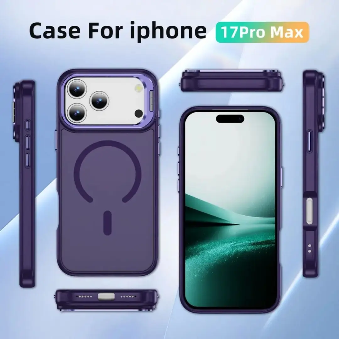 Selected by GSMpunt Apple iPhone 17 Pro Max Hoesje - Paars - MagSafe & Qi2