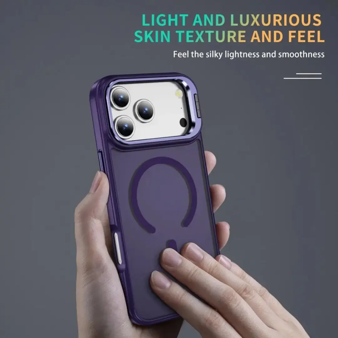 Selected by GSMpunt Apple iPhone 17 Pro Max Hoesje - Paars - MagSafe & Qi2 - afbeelding 6 van 6