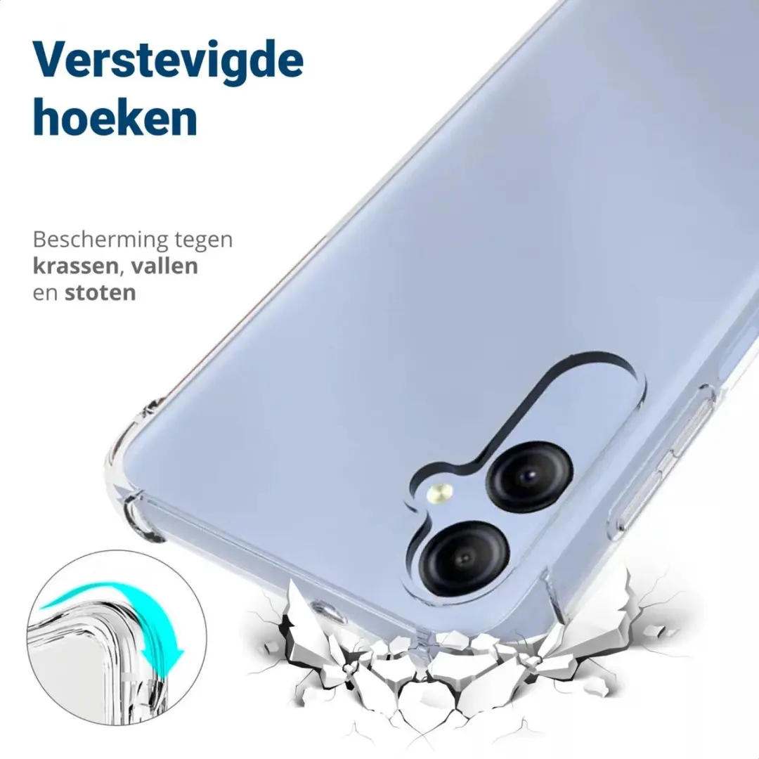 Selected Transparant TPU Hoesje Samsung Galaxy A05 - Schokbestendig