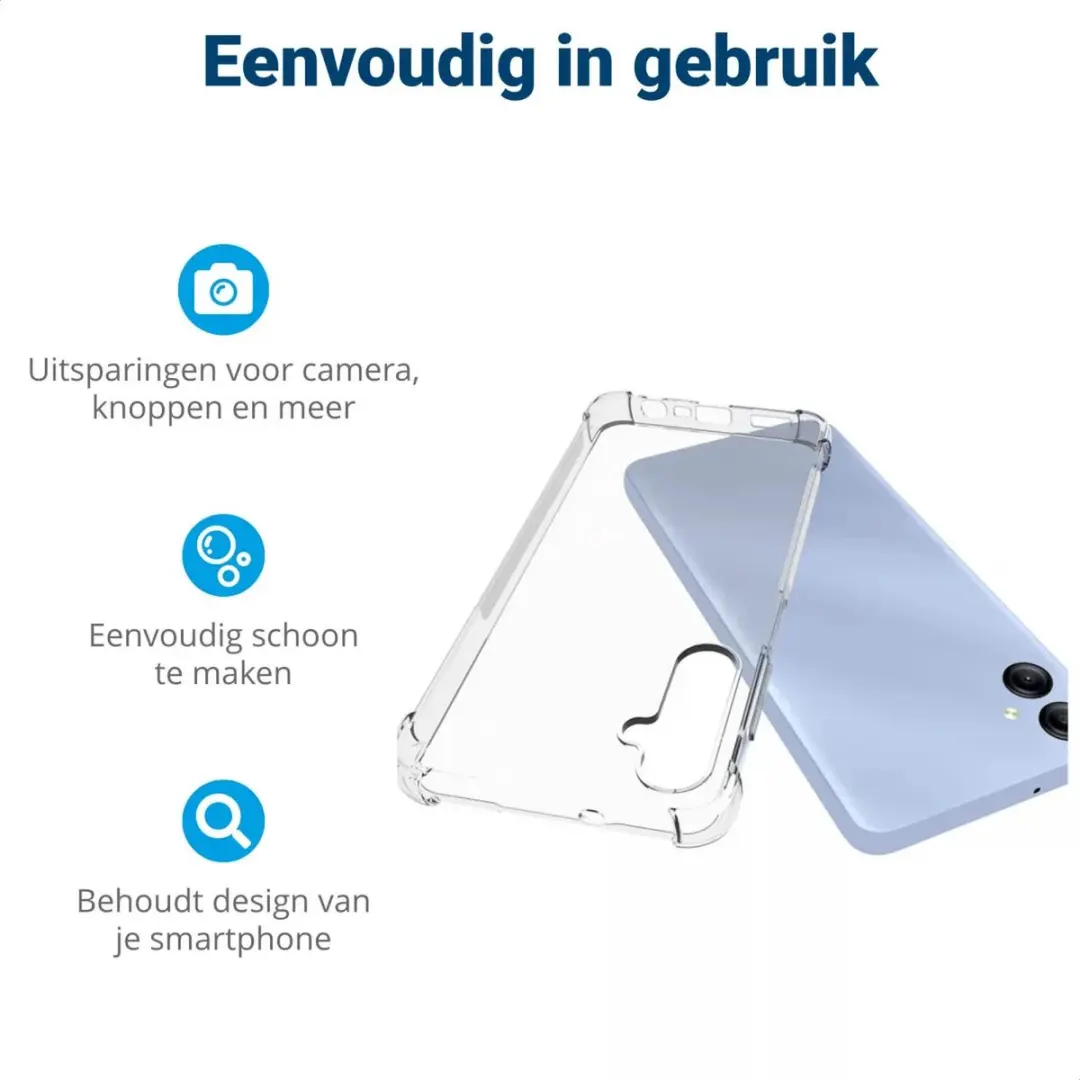 Selected Transparant TPU Hoesje Samsung Galaxy A05 - Schokbestendig