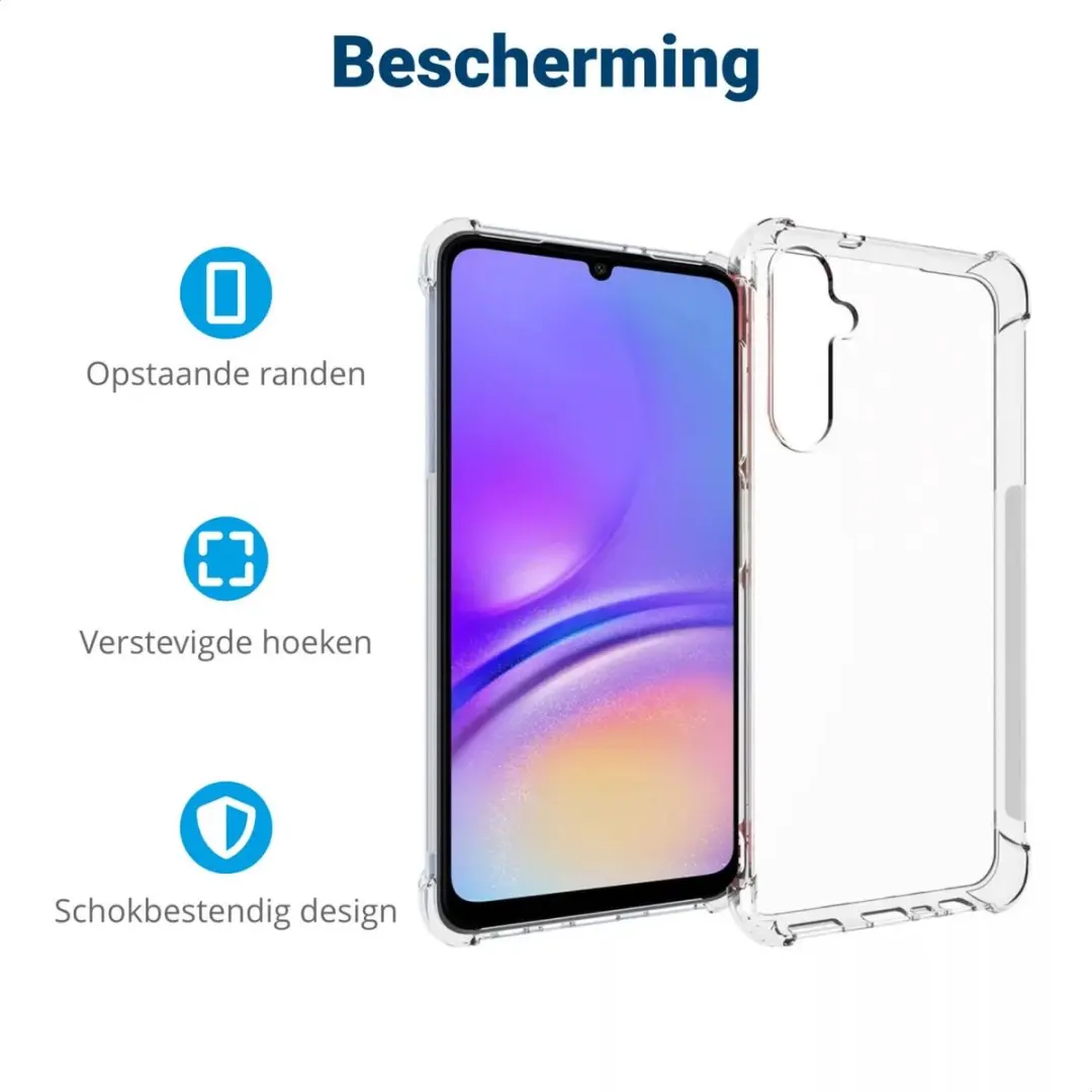 Selected Transparant TPU Hoesje Samsung Galaxy A05 - Schokbestendig