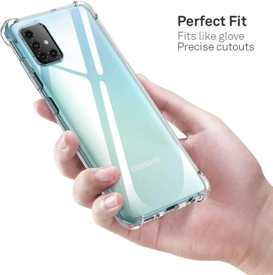 Selected Shock Proof Hoesje Samsung Galaxy A51 - Transparant