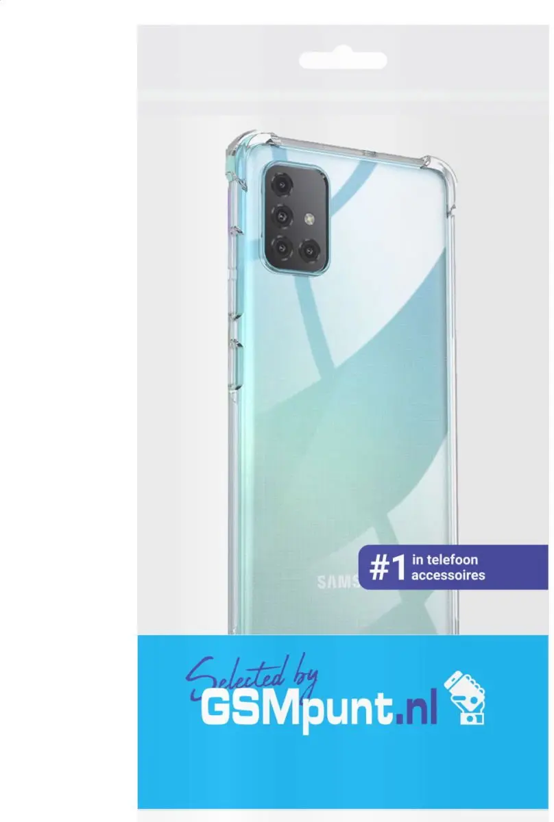 Selected Shock Proof Hoesje Samsung Galaxy A51 - Transparant