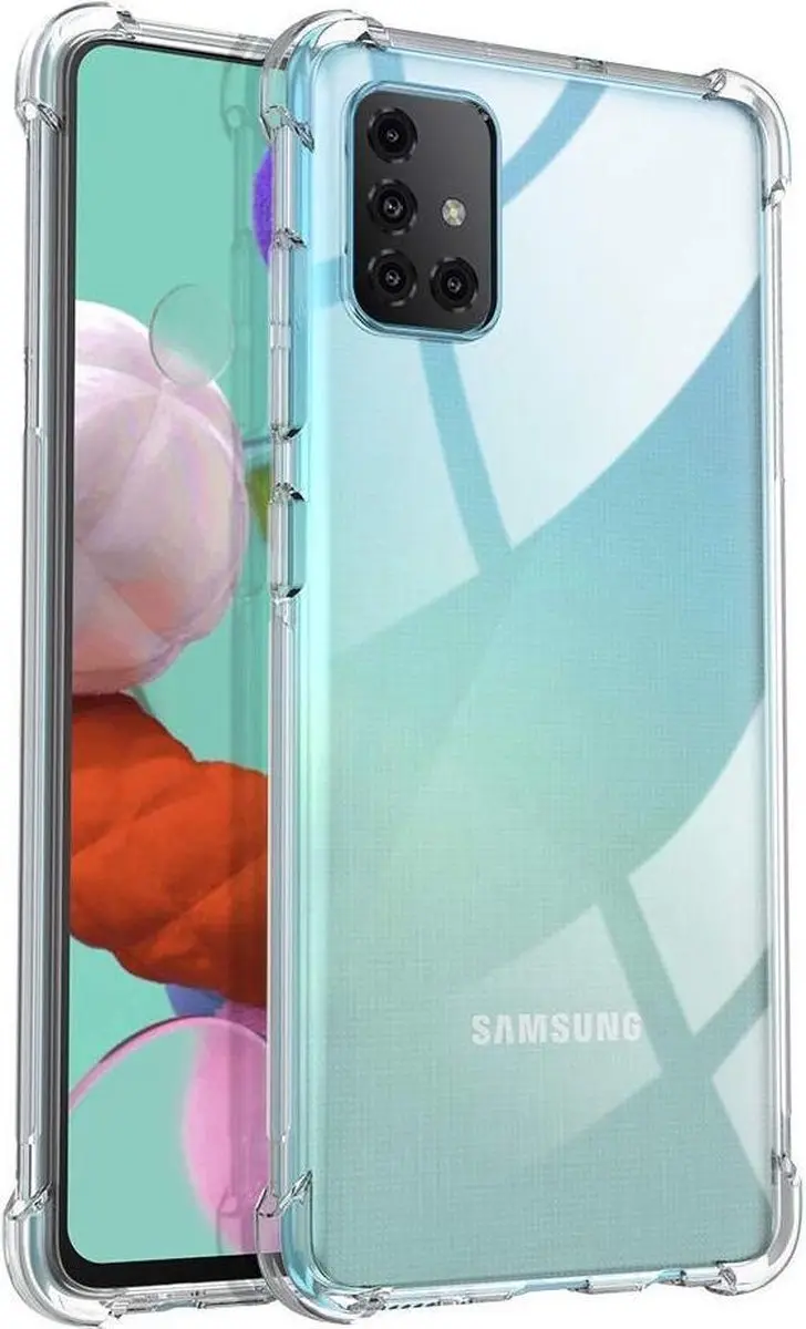 Selected Shock Proof Hoesje Samsung Galaxy A51 - Transparant
