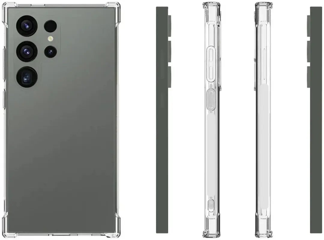 Selected Transparant TPU Hoesje Samsung Galaxy S24 Ultra - Schokbestendig