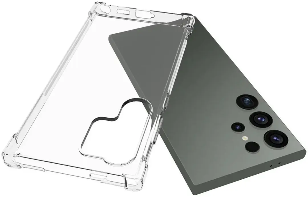 Selected Transparant TPU Hoesje Samsung Galaxy S24 Ultra - Schokbestendig