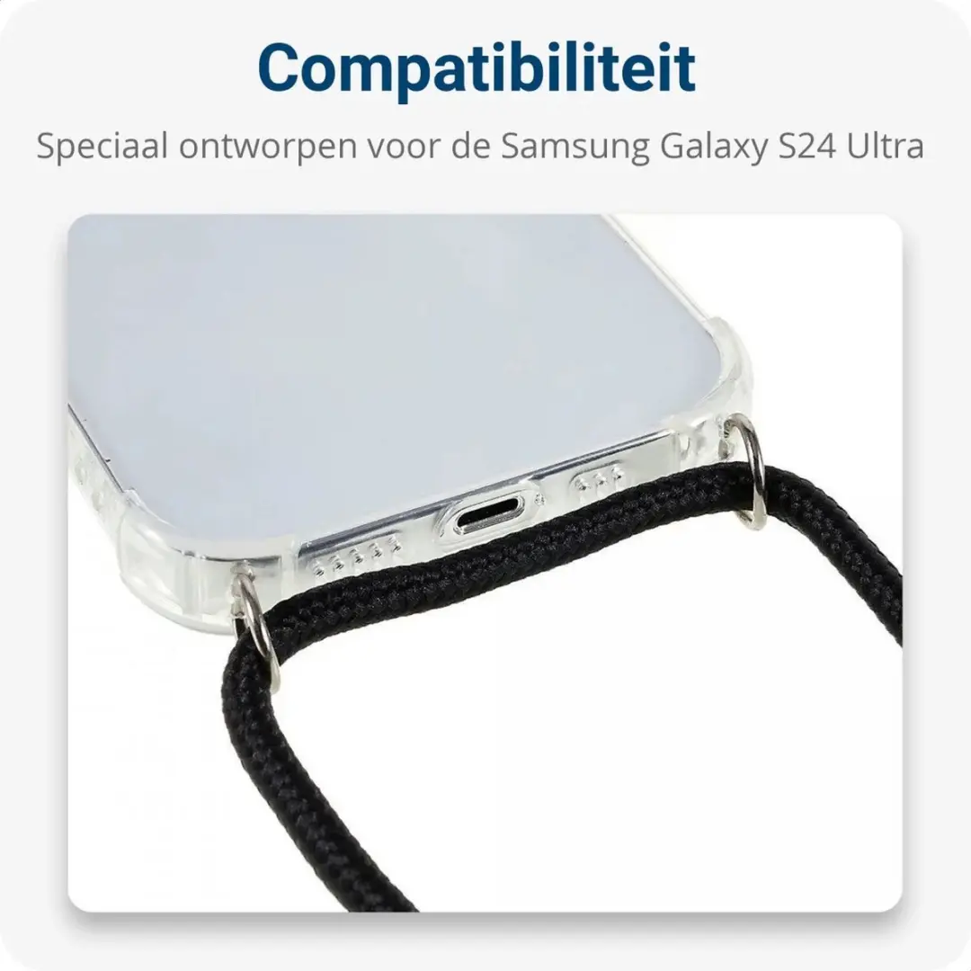 Selected Hoesje Samsung Galaxy S24 Ultra - Transparant