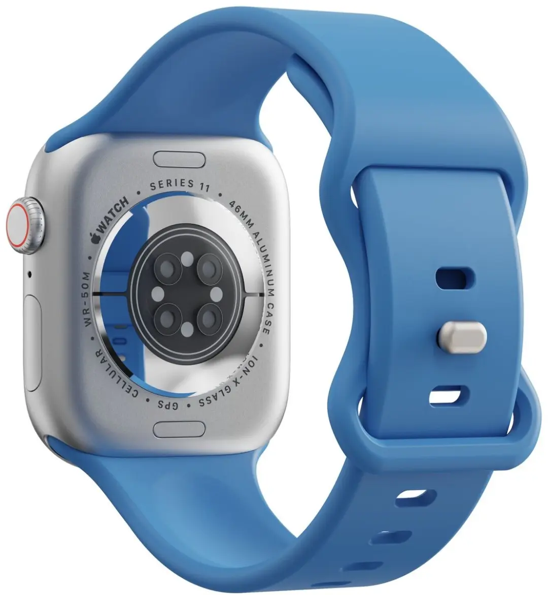 Selected SBG Siliconen Horlogeband Apple Watch Ultra 49mm - Blauw