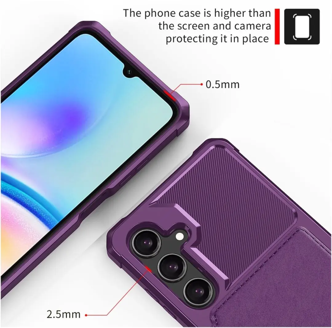Selected Portemonnee Hoesje Samsung Galaxy A26 - 4 Pasjes - Paars