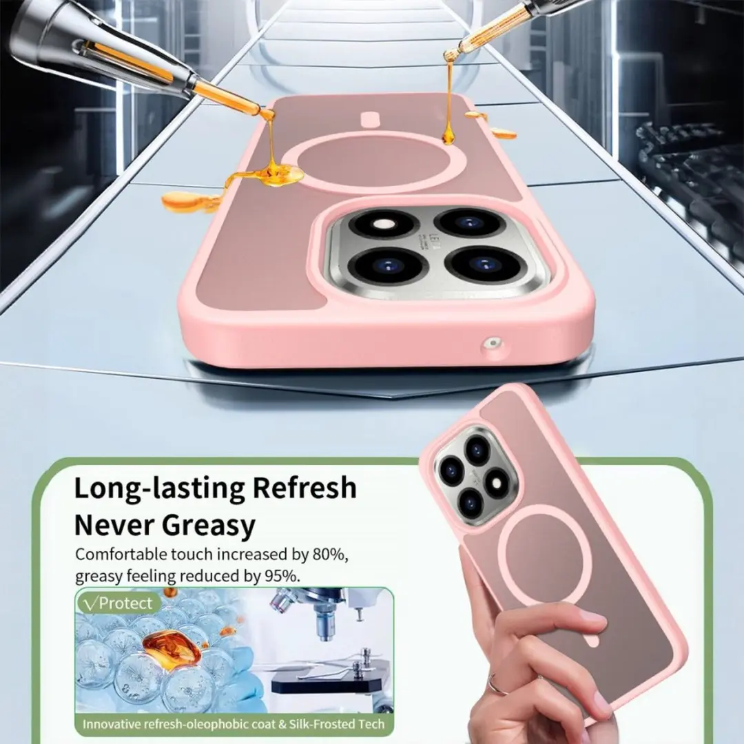 Selected Xiaomi 15T Hybrid Back Cover - MagSafe Roze