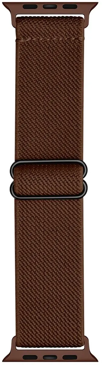Selected SBG Nylon Horlogebandjes 6-delig - Apple Watch 40-49mm - Donker