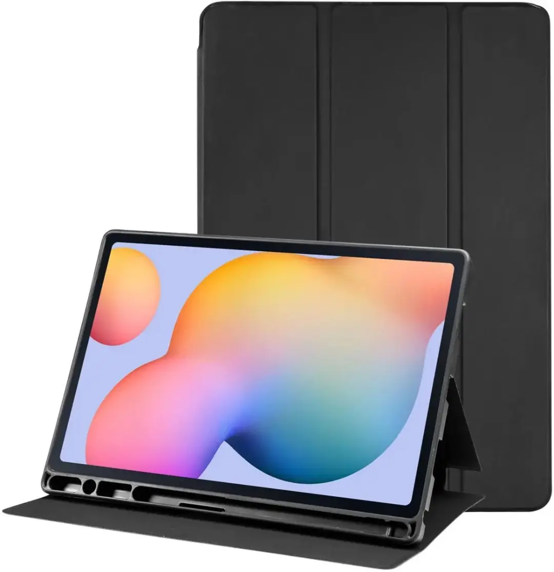 Selected Tablethoes Samsung Galaxy Tab S6 Lite Luxe Tri-Fold Book Case