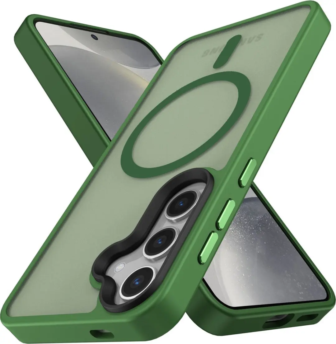 Selected Hoesje Samsung Galaxy S25 Plus MagSafe - Groen