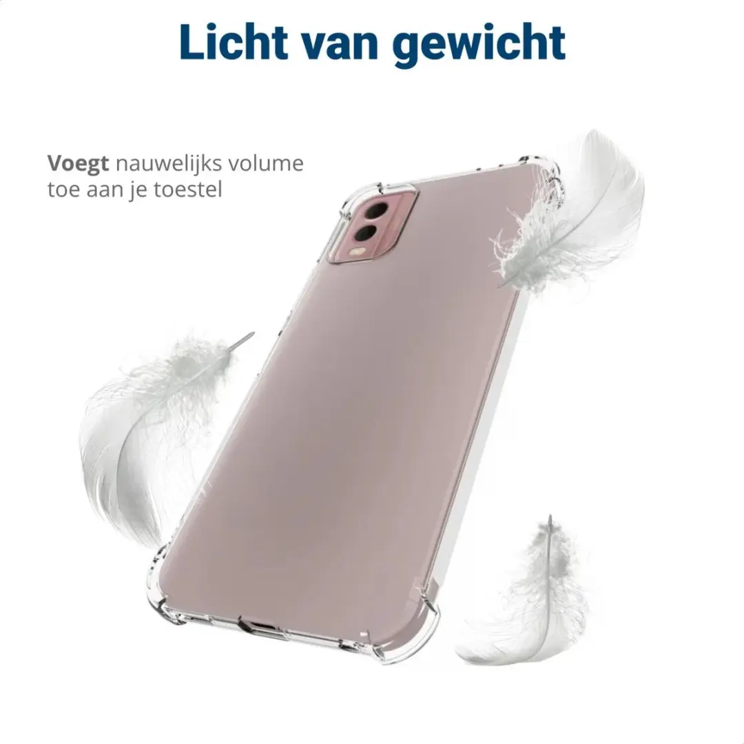 Selected Nokia C32 TPU Hoesje - Transparant