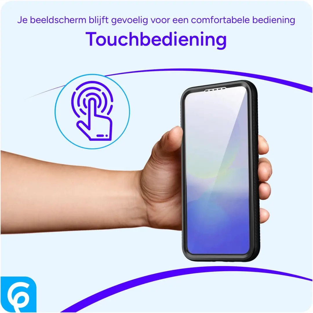 Selected Hoesje Samsung Galaxy A56 MagSafe - Schokbestendig - Zwart/Transparant