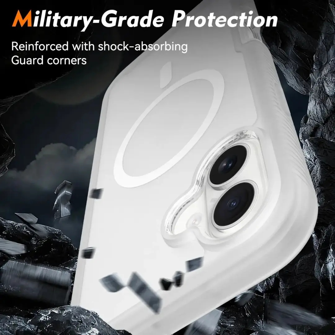 Selected Hoesje iPhone 16 Plus Full Protect Matte Transparant
