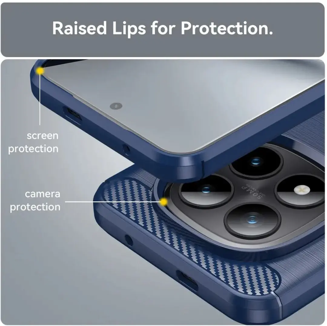 Selected TPU Hoesje Xiaomi Poco M8 Pro - Blauw - afbeelding 6 van 6