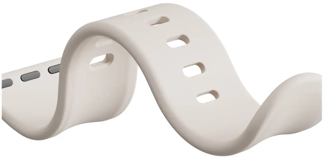 Selected SBG Siliconen Bandje Apple Watch 44mm - Sterrenlicht