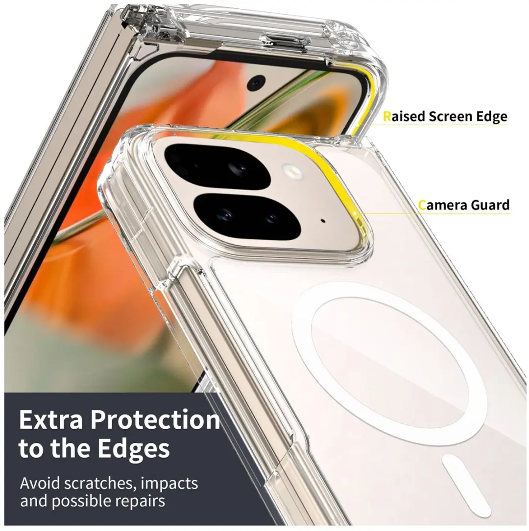 Selected by GSMpunt Google Pixel 10 Pro Fold Hoesje - Transparant MagSafe - afbeelding 6 van 6