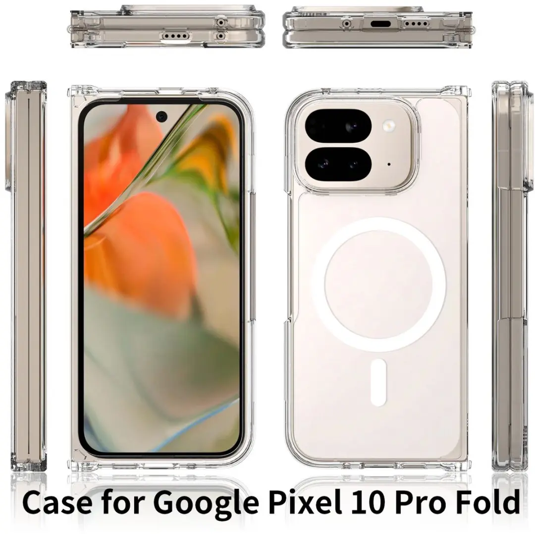 Selected by GSMpunt Google Pixel 10 Pro Fold Hoesje - Transparant MagSafe