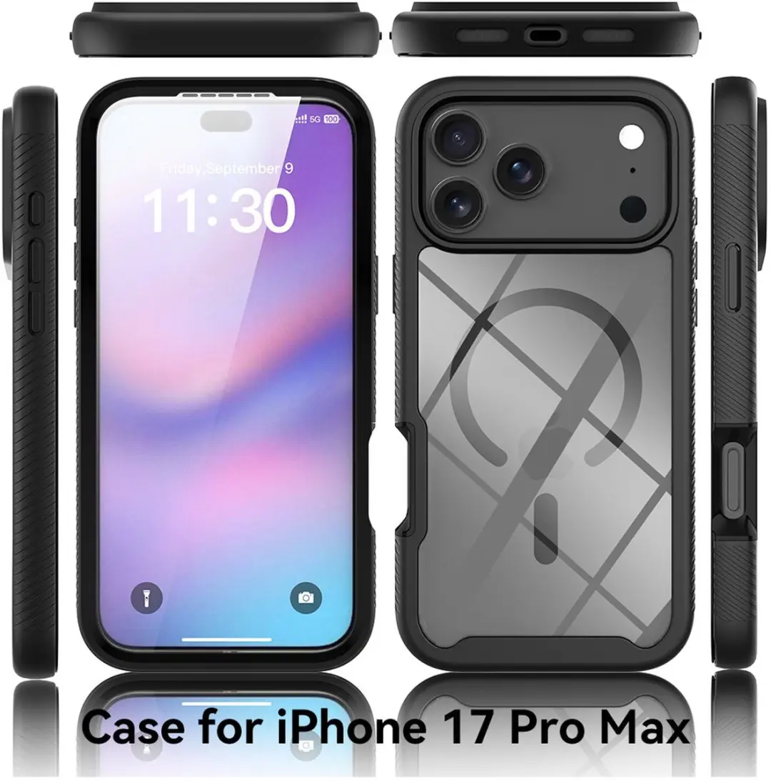 Selected by GSMpunt Hoesje iPhone 17 Pro Max - MagSafe - Zwart
