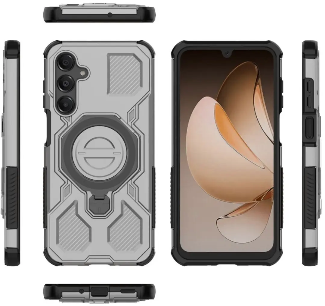 Samsung Galaxy A16 Hoesje Grijs - MagSafe/Kickstand