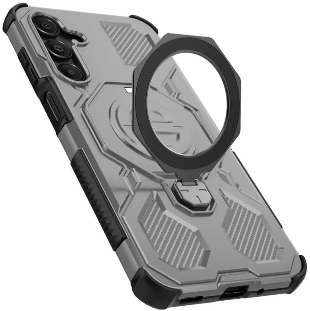 Samsung Galaxy A16 Hoesje Grijs - MagSafe/Kickstand - afbeelding 6 van 6